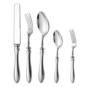 Factory direct supply of 18/10 high-quality stainless steel tableware wholesale food contact test reports available